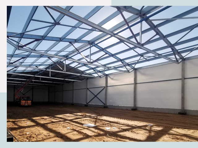 Строительство сенохранилищ в Ачинске