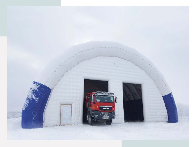 Мобильные ангары в Ачинске