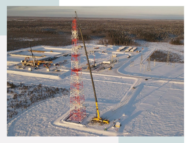 Мачты связи в Ачинске