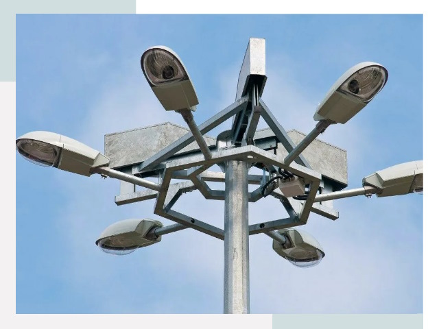 Монтаж осветительных мачт в Ачинске