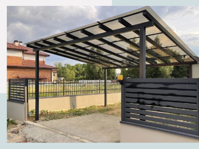 Металлические навесы в Ачинск от 608 руб. за м²